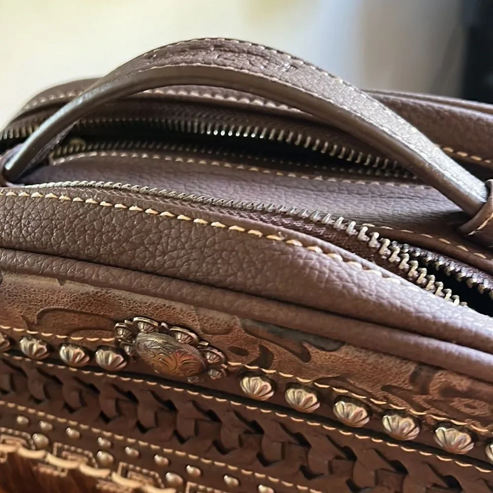 NEW WITHOUT TAGS TRINITY RANCH WESTERN MAKEUP/TOILETRY CASE